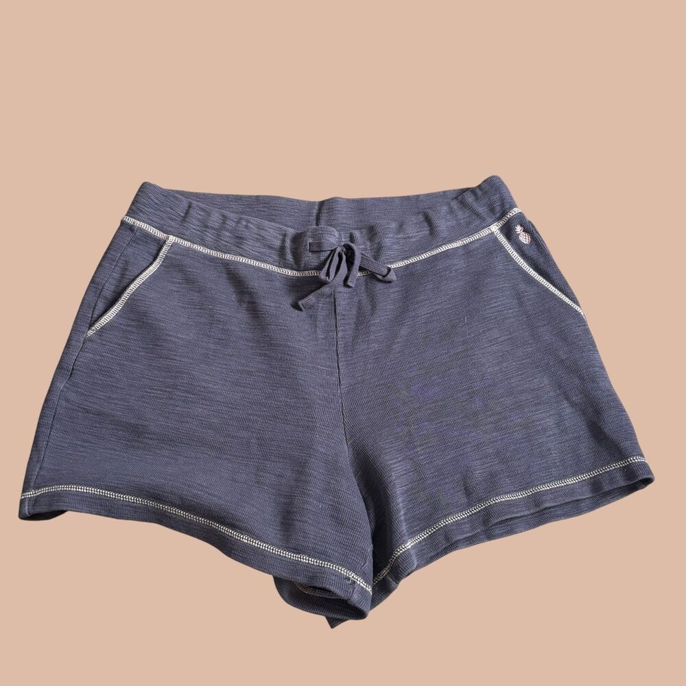 Tommy Bahama Sweat Shorts Womens Size Large Blue Drawstring Outdoor Active